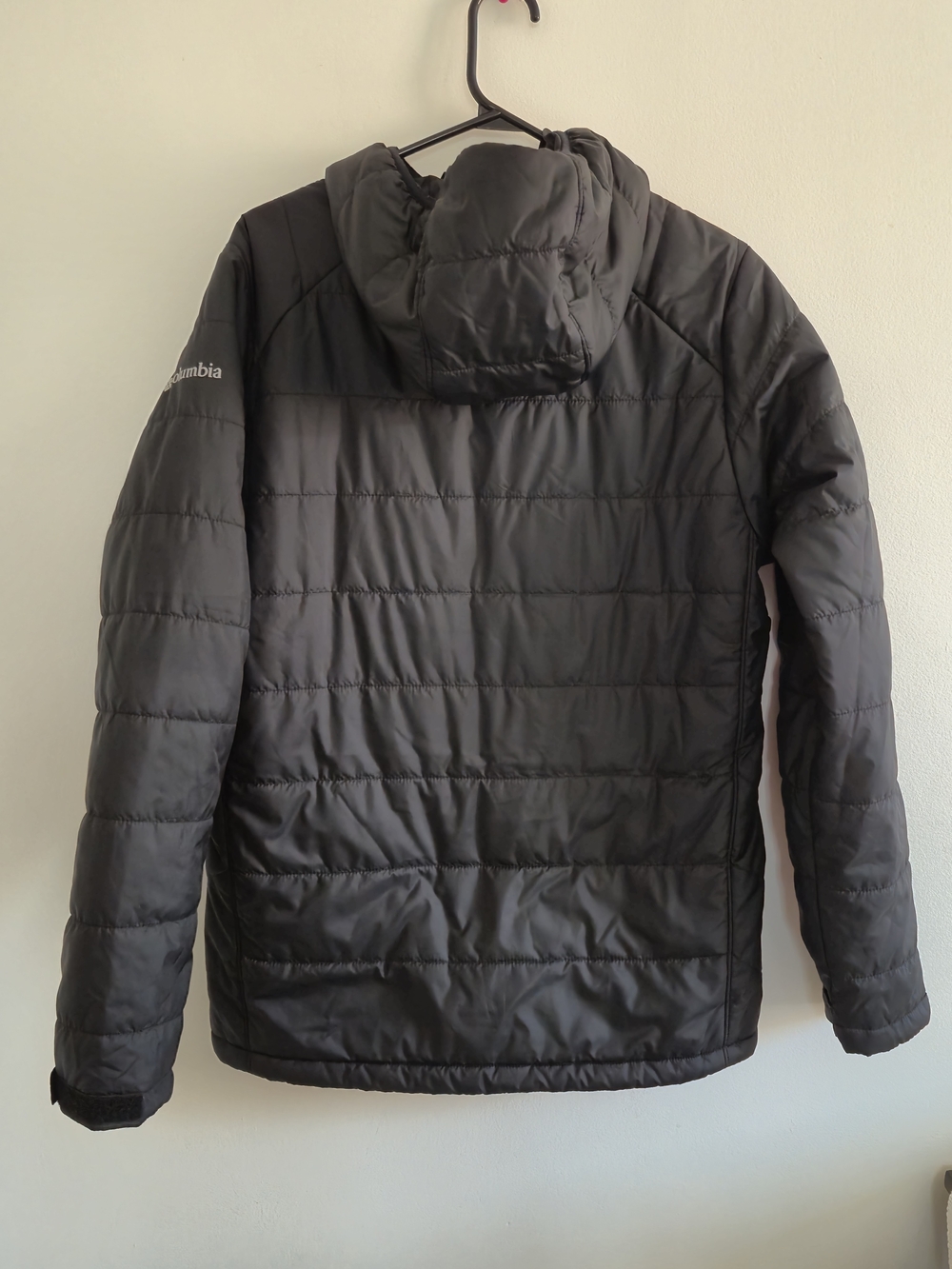 Columbia Men's Black Insulated Hooded Jacket, S